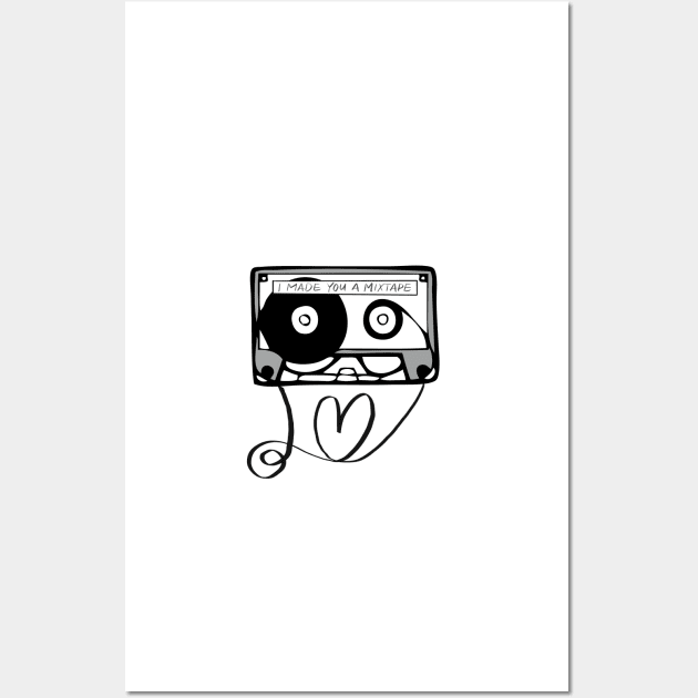 I made you a mixtape Wall Art by SouthPrints